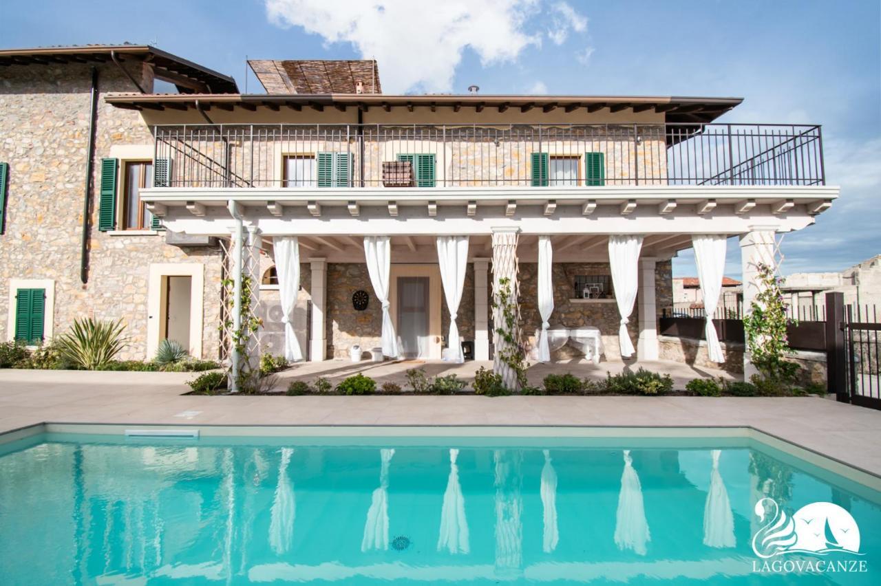 Luxus Gardoncino Lägenhet Manerba del Garda Exteriör bild