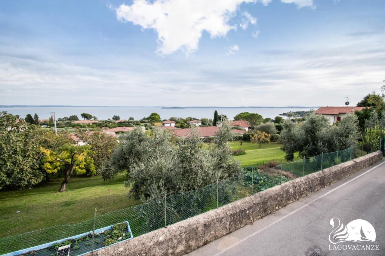 Luxus Gardoncino Lägenhet Manerba del Garda Exteriör bild